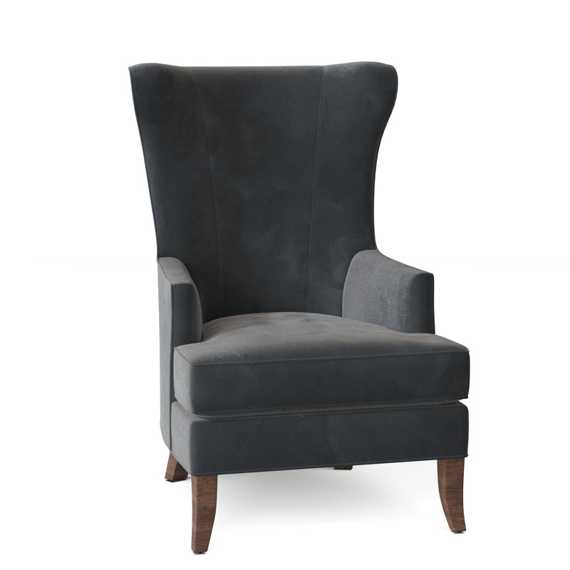 Yates Wingback Chair, Straw (3162 08), Tobacco