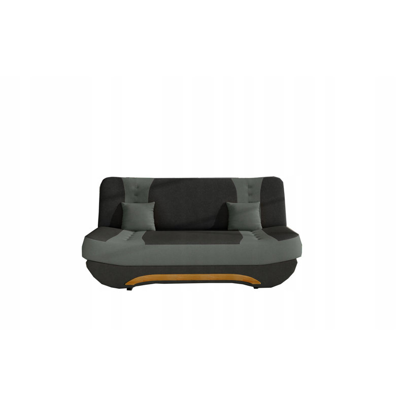 Chilverton 3 Seater Sleeper, Black/Grey