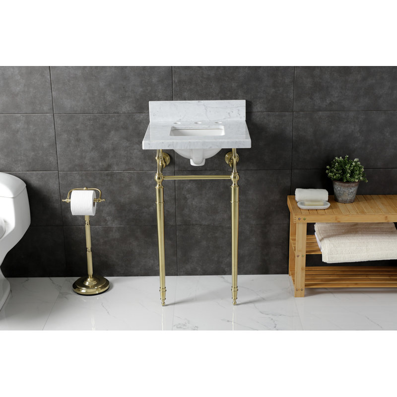 Lavabo de salle de bain console Edwardian