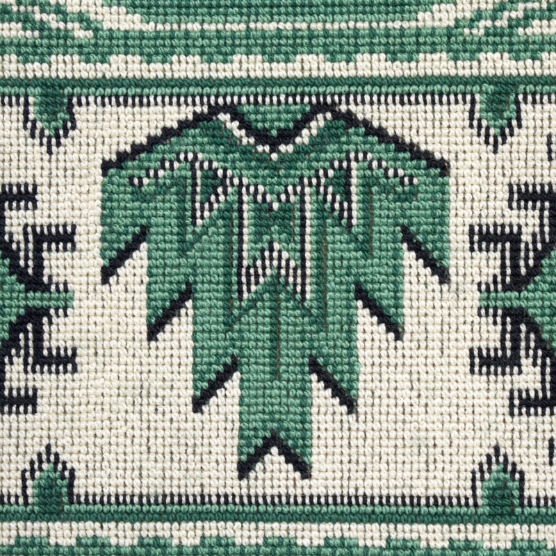 Tissu Crowley Épinglé, Vert