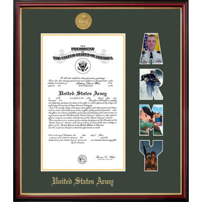 Army Certificate Petite Picture Frame