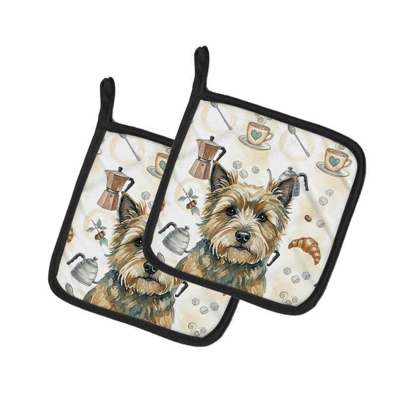 Paire de poignées Cairn Terrier