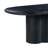 Tov Furniture Elika Black Faux Plaster Oval Dining Table-92598133