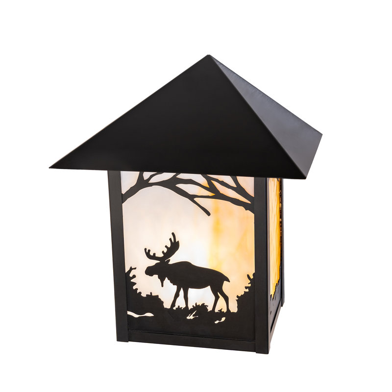 9" Wide Seneca Moose Creek Left Wall Sconce