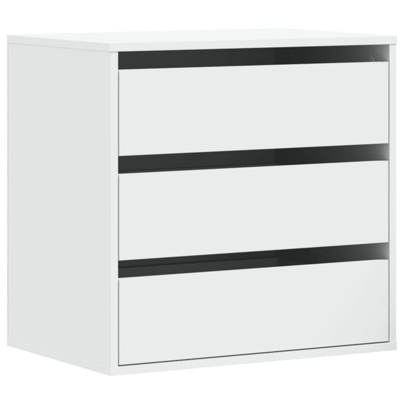 Asmarina Rectangle Accent Chest, White, 58cm H x 60cm W x 41cm D