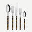 Bistrot Tortoise 5 - Piece Stainless Steel Flatware Set - Service for 1