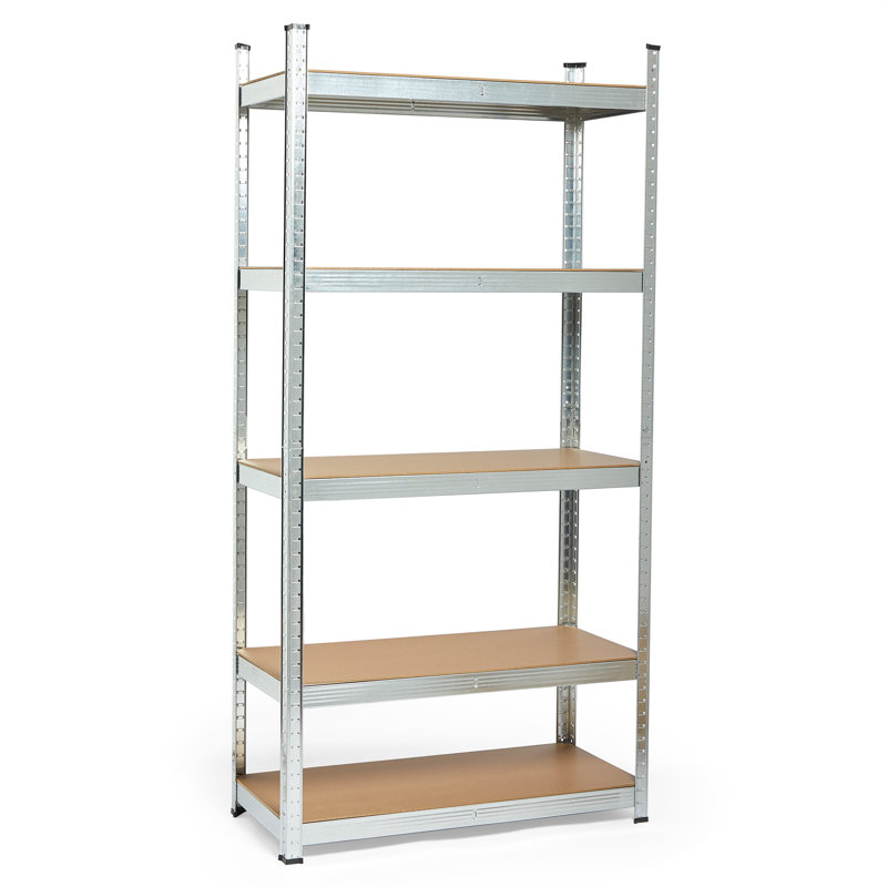 90cm W Steel Height -Adjustable Shelving Unit