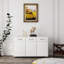 Table d'appoint Three Doors - Blanc