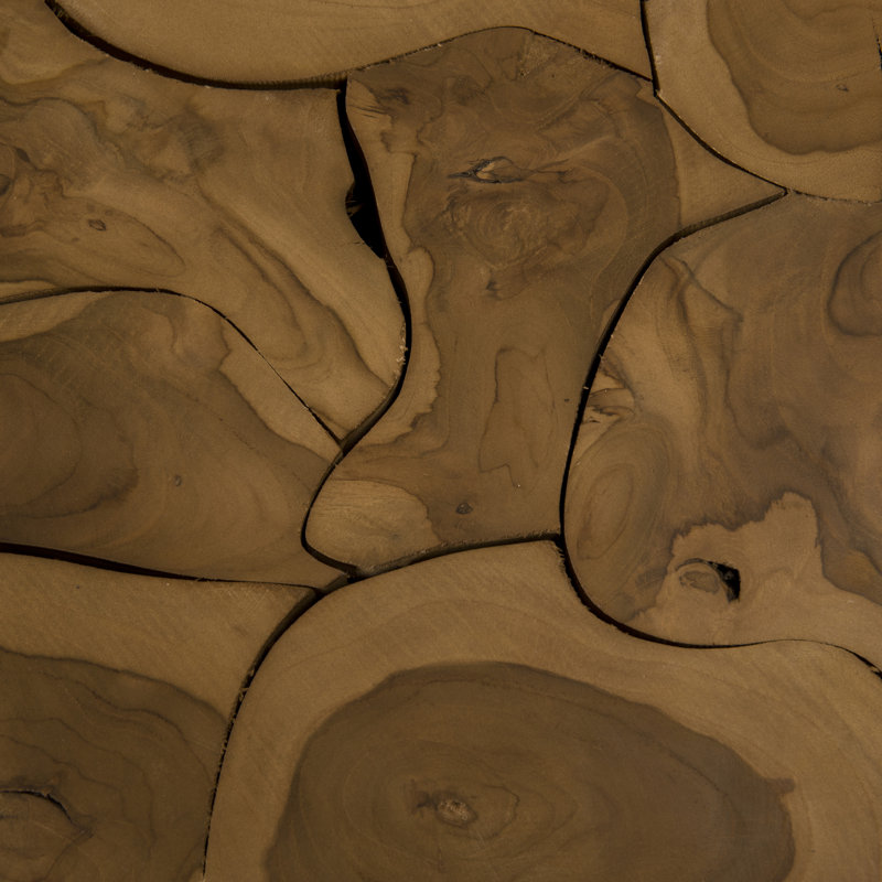 Austyn Solid Wood Block End Table