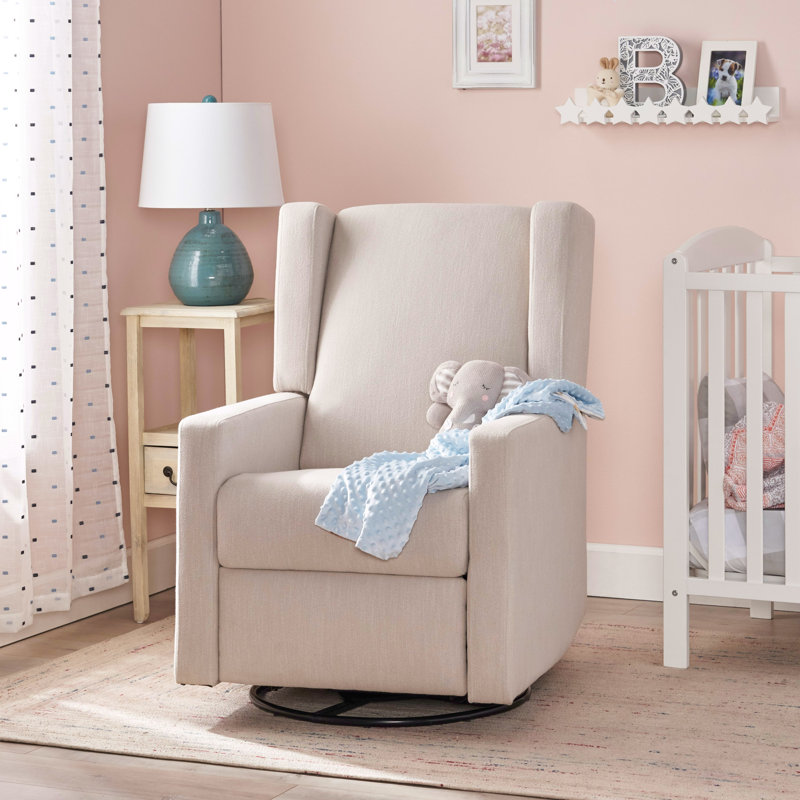 Fauteuil inclinable manuel pivotant de 28,5 po Bines, Beige