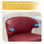 Chaise de bar rotative réglable moderne avec dossier et fonction pivotante-351581020