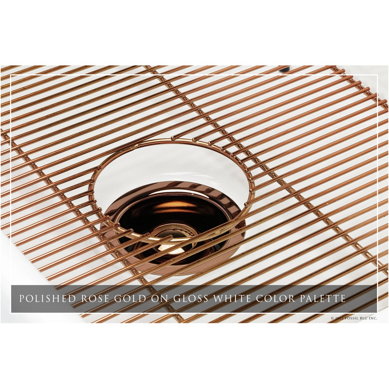 Luxury 30" L x 20" W Farmhouse Kitchen Sink with Basket strainer, Polished Rose Gold Accessories