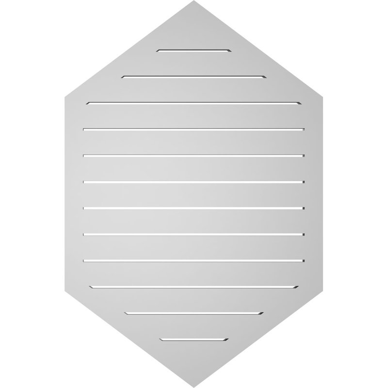Pente verticale verticale en uréthane 9 pi, H 1,5 po x l 28 po x L 42 po