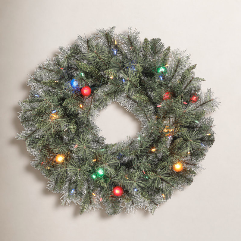 Couronne belge à DEL scintillante, L 30 po x H 30 po x P 6 po, Multicolore