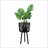 S/3 BAMBOO PLANTERS 11/13/15", BLACK