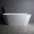 65'' x 30'' Freestanding Soaking Solid Surface Bathtub