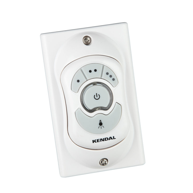 Ventilateur de plafond à 3 pales 44 po Zekiyah, Blanc