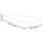 Vidaxl Bed Mattress With Mattress Blue Fabric-117669054