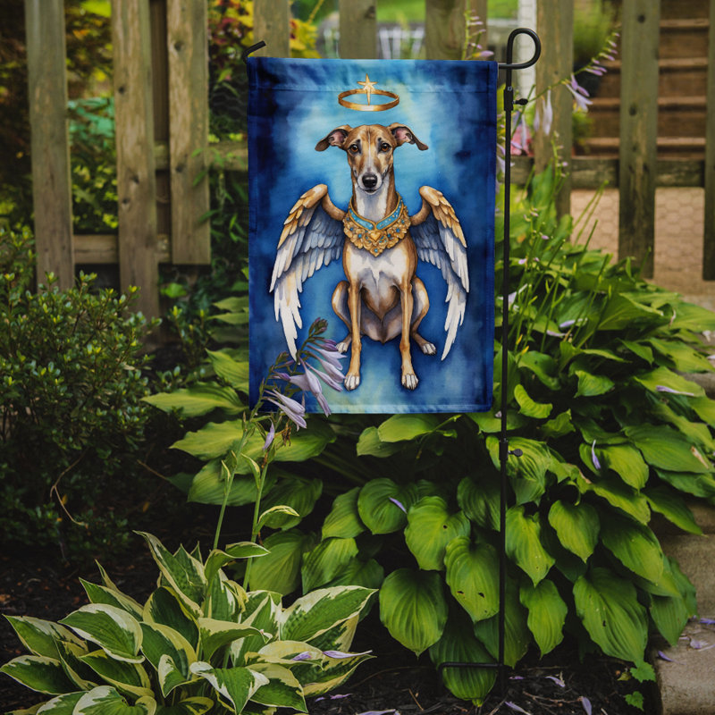 Drapeau de jardin Greyhound My Angel Garden