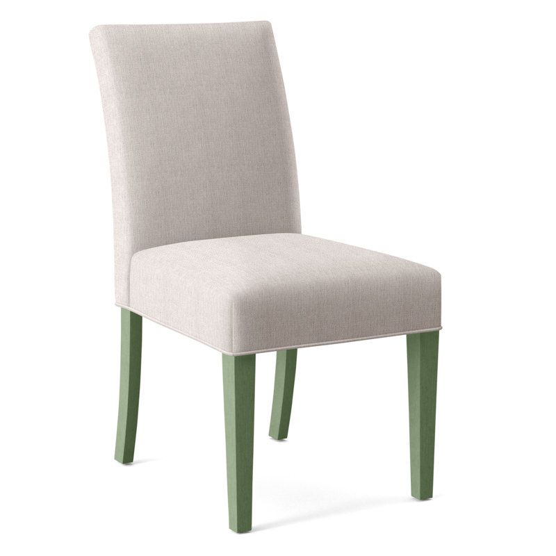 Chaise rembourrée Manhattan, Performance du sucre blanc; 0863-91, Finition céleri