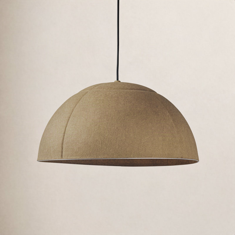 Luminaire suspendu simple Nava, Olive