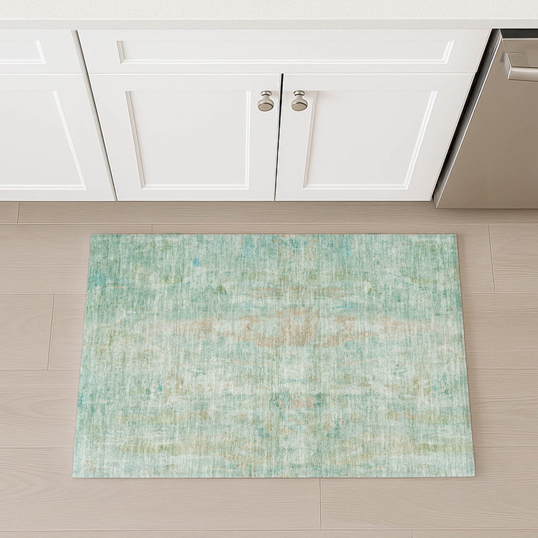 Machine Washable Indoor/Outdoor Mattis ACN2310 Abstract Rug