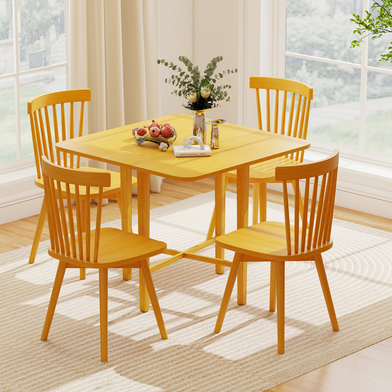 Solid Wood Base Dining Table