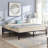 Mclea 14 Inch King Metal Bed Frame, Low Profile Platform Bed, Heavy Duty Steel Mattress Foundation, Noise-Free Support, No Box Spring Needed, Under Bed Storage, Easy Assembly-548672902-631505881