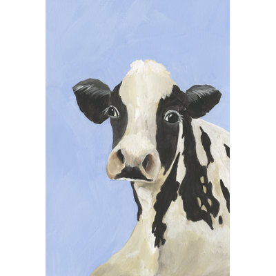 Cow-don Bleu III by Regina Moore - Wrapped Canvas Print