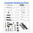 40-75" Flat Tilting TV Wall Mount With Spirit Level