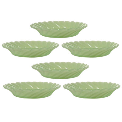 Bol à piédestal en verre pressé Verde
