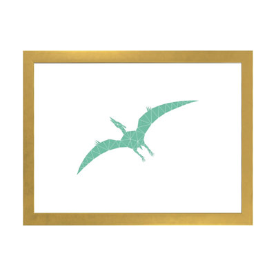 Geometric Dino Pterodactylus - impression d'art graphique