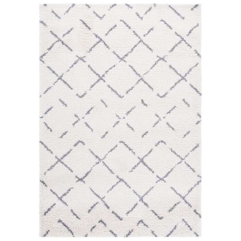 Arizona Shag Performance Abstract Indoor Rug, Rectangle 6'7" x 9'2"