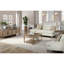 Table basse 2 tiroirs avec rangement couleur sable, style transitionnel, deux tiroirs de 49 po X P 27,66 po x H 19,18 po
