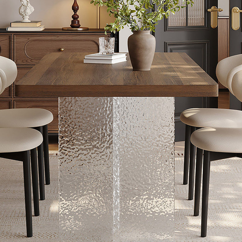 Table en pierre frittée acrylique, H 29,5 po x l 63 po x P 31,5 po, 5