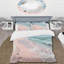 Ensemble de housse de couette Coastal Pink Minimalisme - II-110397824
