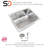 24'' L Single Bowl Stainless Steel Kitchen Sink