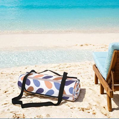Picnic Blanket, 200 X 200 Cm, Large Waterproof Picnic Mat For Camping, Park, Garden, Beach,Leaf Pattern