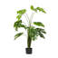 Plante artificielle verte Monstera vert avec pot en plastique noir