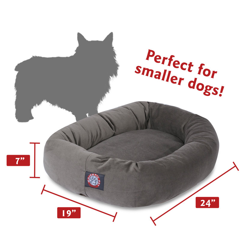 Traversin pour chien, Petit (H 7 po x l 19 po x P 24 po), Gris