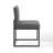 Carriage Tufted Sled Base Upholstered Fabric Dining Chair-484070129-426741411-426741408