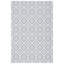 Tapis d'intérieur / extérieur géométrique lavable à la machine Martha Stewart-55821649