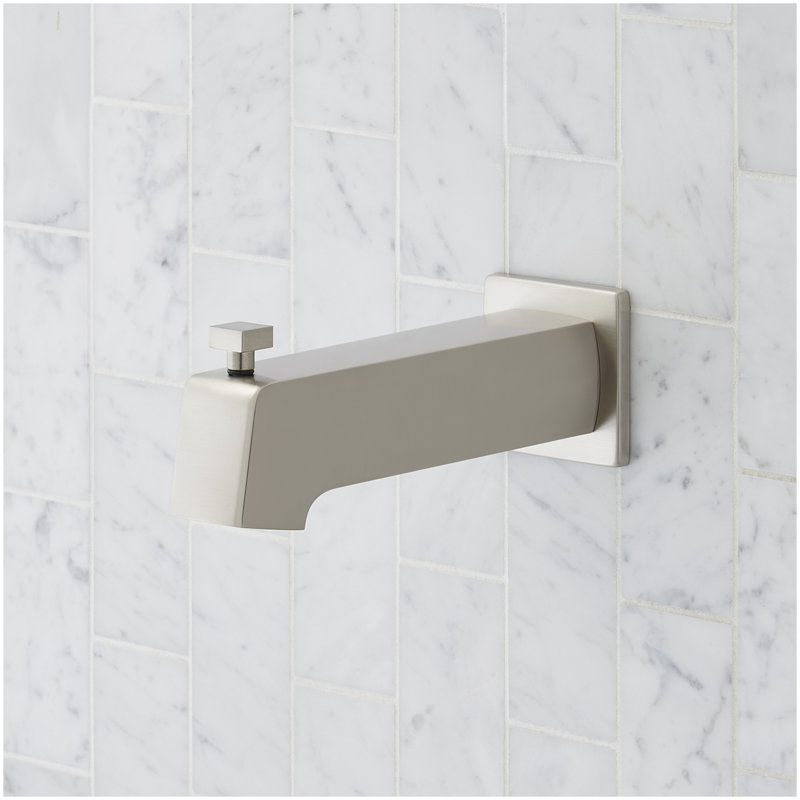 Sefina Pressure Balance Tub and Shower System - Brushed Nickel, Brushed Nickel