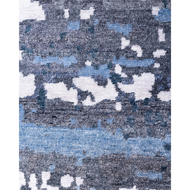 Overdyed One-of-a-Kind Rectangle 8'1" X 10'1" Hand Knotted Area Rug