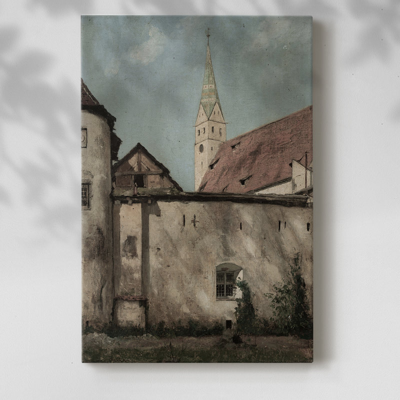 Paysage rétro CXC III - galerie Cavas, H 27 po x l 18 po