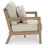 Frankie 52'' Wide Straight Aluminum Loveseat with Cushions