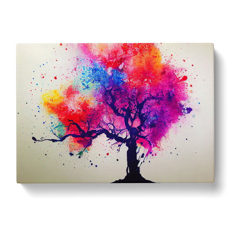 Tree Splash Vol.3 Abstract - Wrapped Canvas, 35cm H x 50cm W x 3cm D