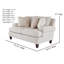 Causeuse en coton Hogan