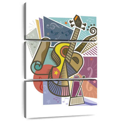 Abarca Decorative Guitar Abstract