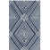 Elginpark Hand Tufted Wool/Cotton Geometric Rug in Ivory/Navy